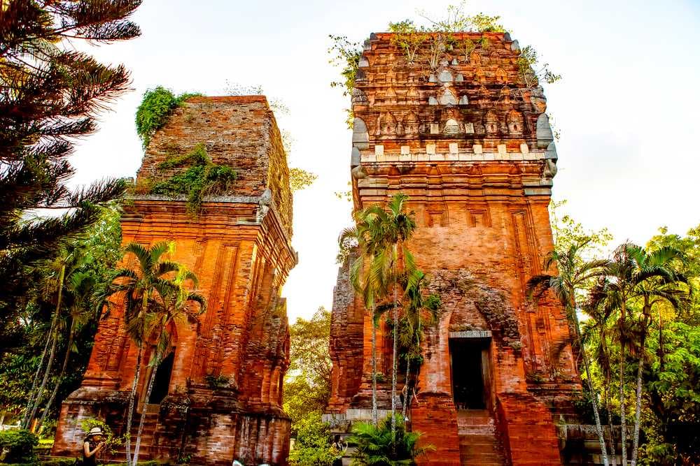 Cham (Twin) Towers - Located in Hung Thanh Village