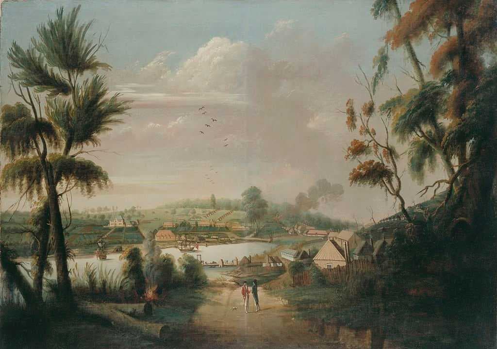 Convict artist Thomas Watlings A Northward View of Sydney Cove, 1794