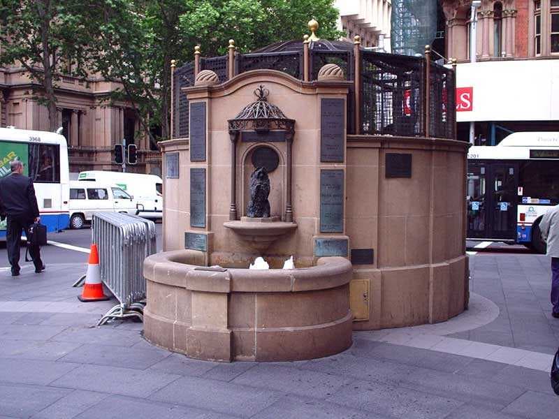 Fountain at Queen Victoria Building