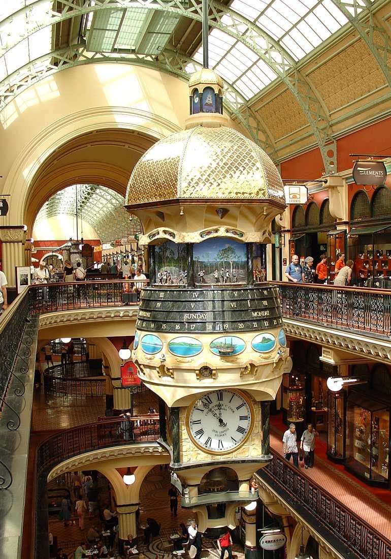 Great Australian Clock, one of the 2 Mechanical Clocks at Queen Victoria Building Sydney