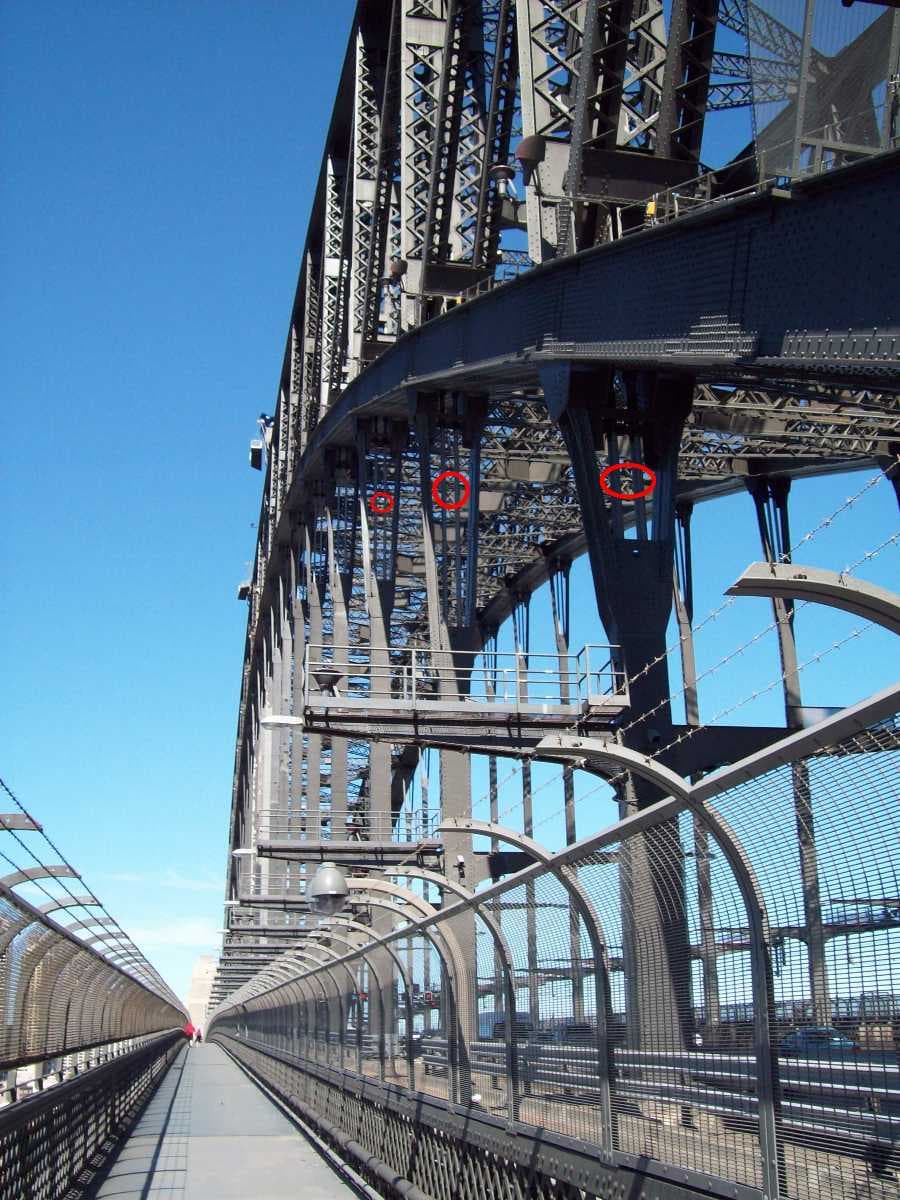 Pedestrian Walkway at Sydney Harbour Bridge