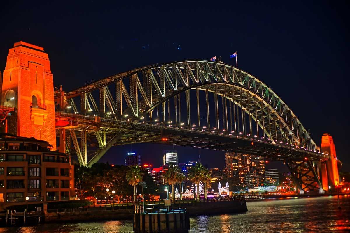 Sydney Harbour Bridge at Night