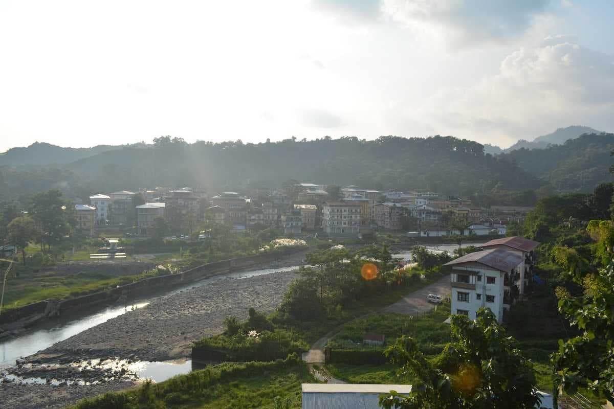 Cityscape View of Beautiful Samdrup Jongkhar