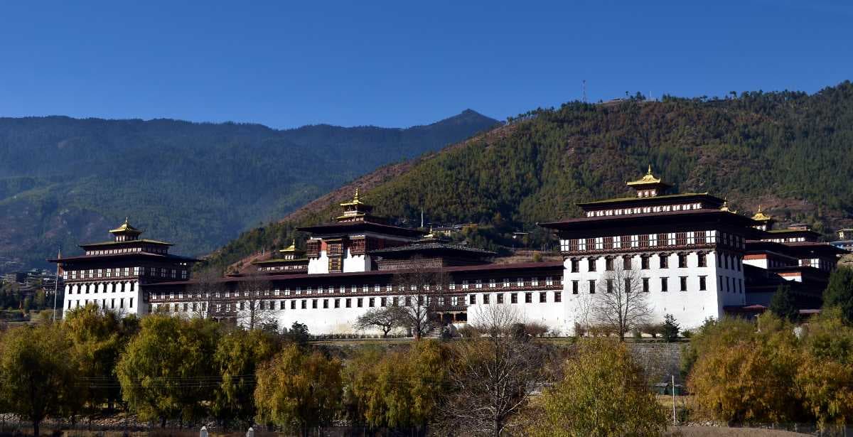 The Tashichho Dzong Architecture
