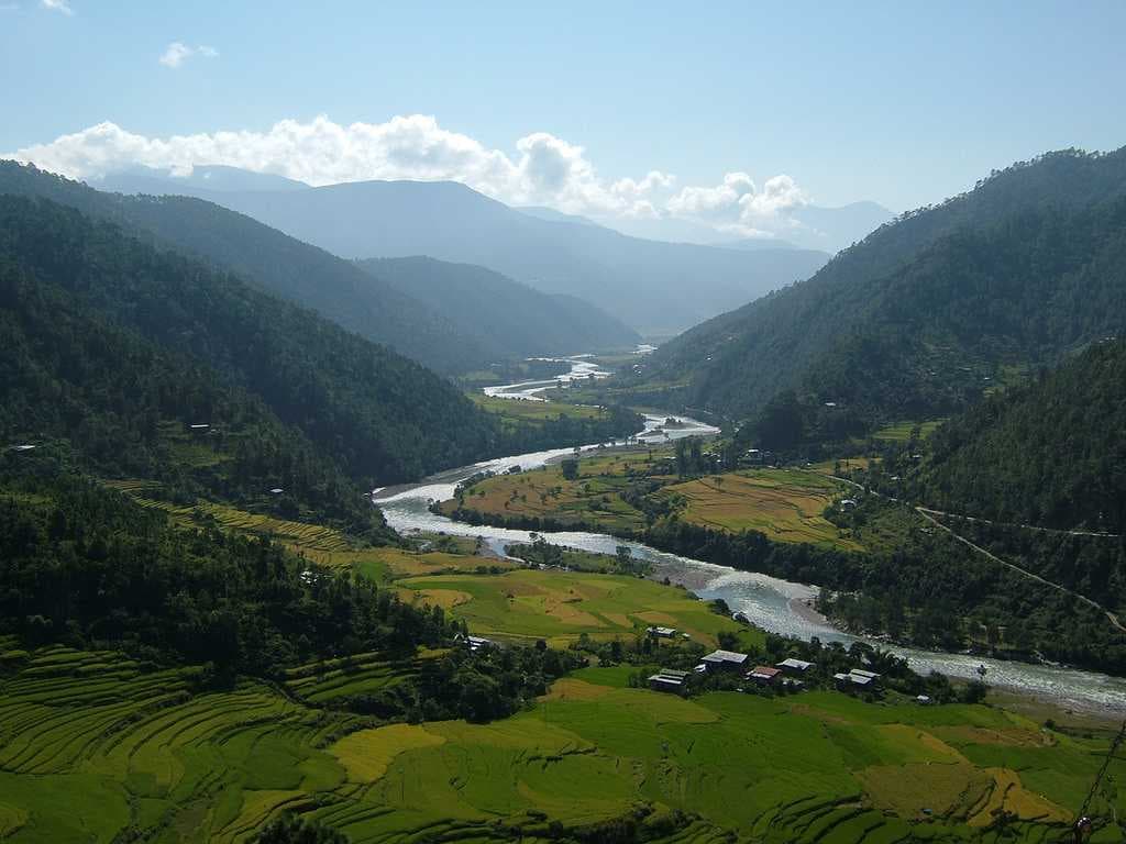 Wangdue Phrodang Situated in Central Bhutan