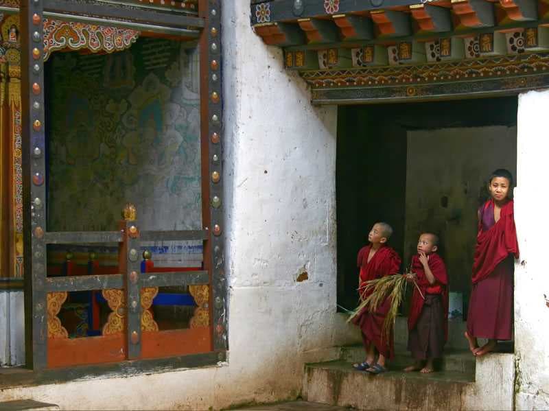 Inside View of Wangduephodrang Dzong
