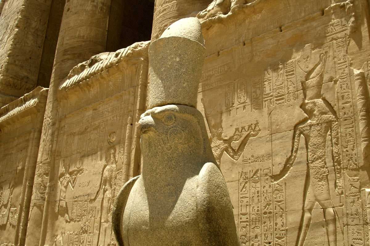Temple of Horus at Edfu , Aswan, Egypt