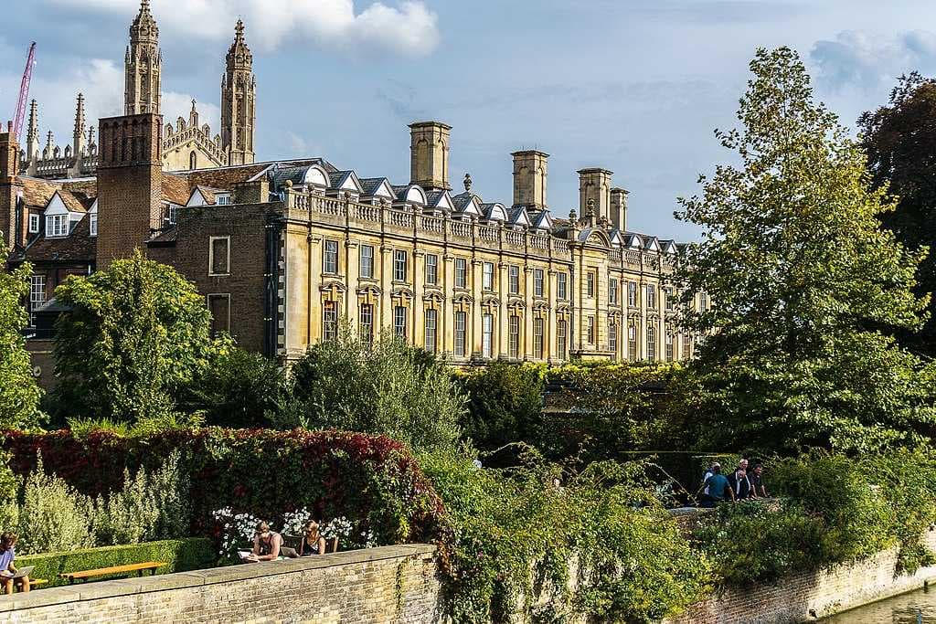 Old Court at Clare College as seen from The Backs