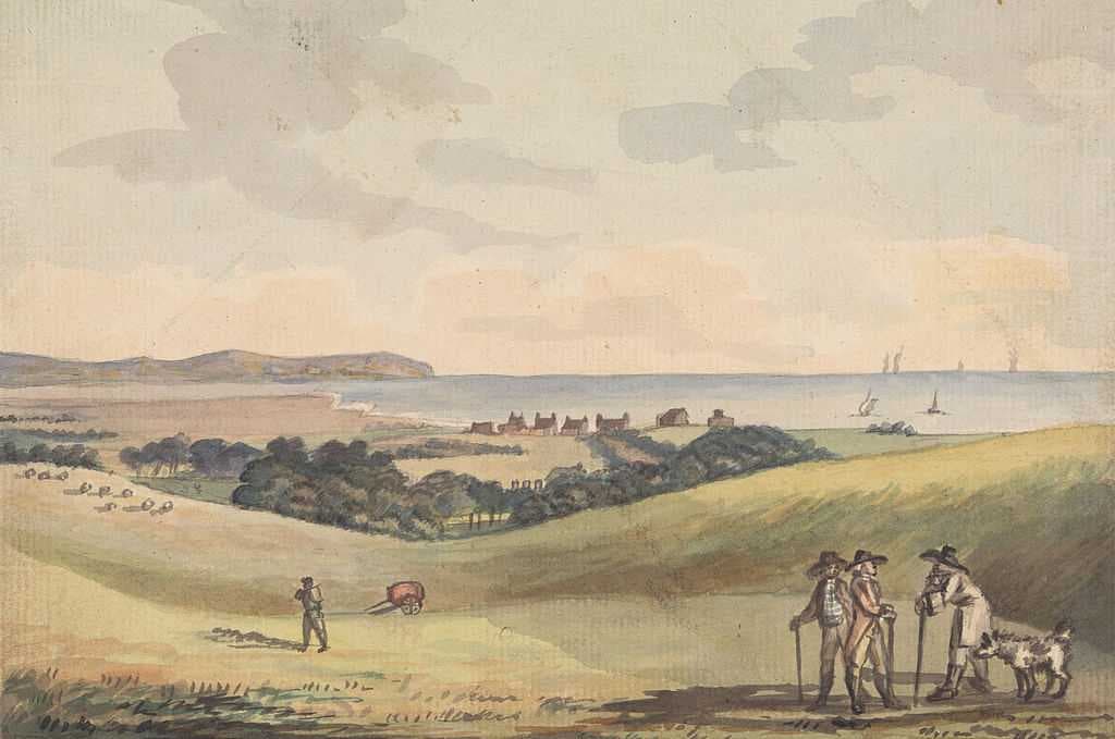 Eastbourne from Lord G. Cavendish's Seat in the Park, John Nixon, 1787