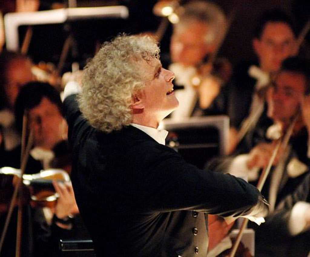 Sir Simon Rattle conducting Das Rheingold in 2006