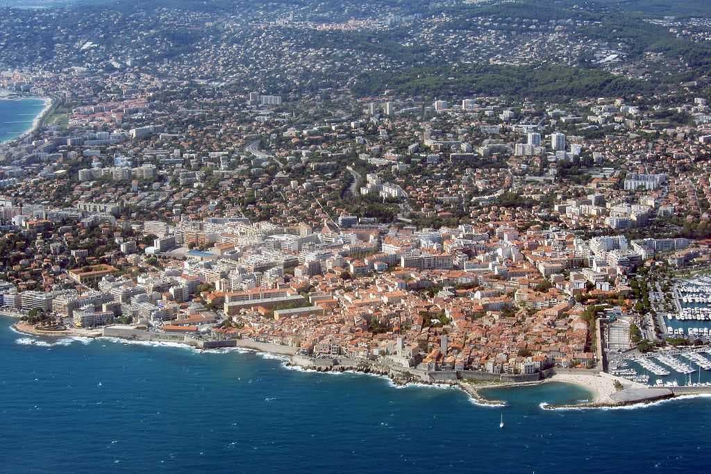 Aerial view of Antibes, 2012