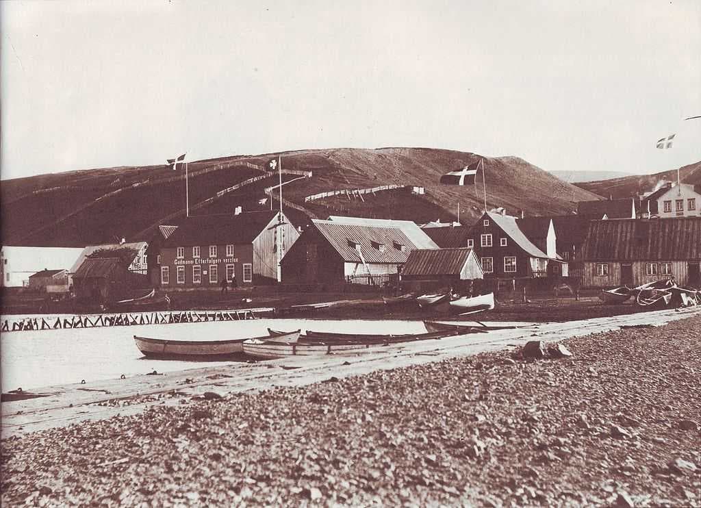 Akureyri in the late 19th century
