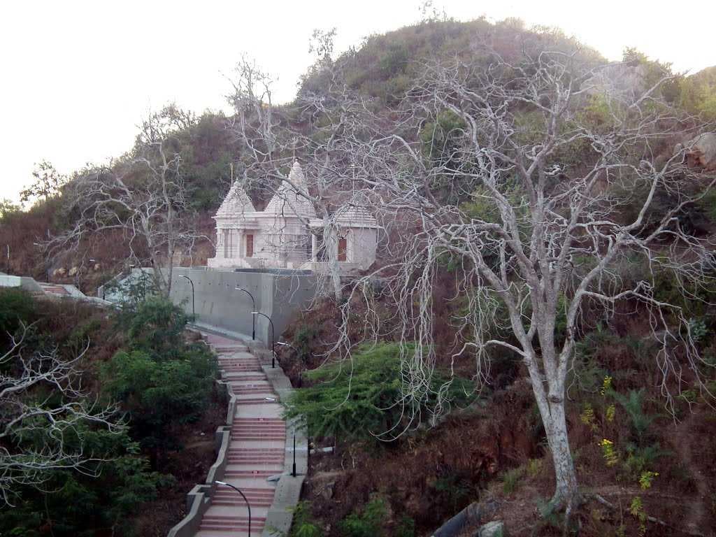 SMALL TEMPLE SITUATED GABBAR STEPS NEAR AMBAJI,GUJRAT