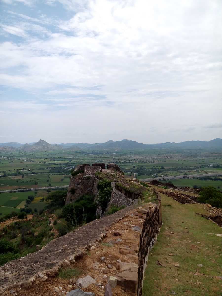 Scenic View of Gooty Fort Watchtower