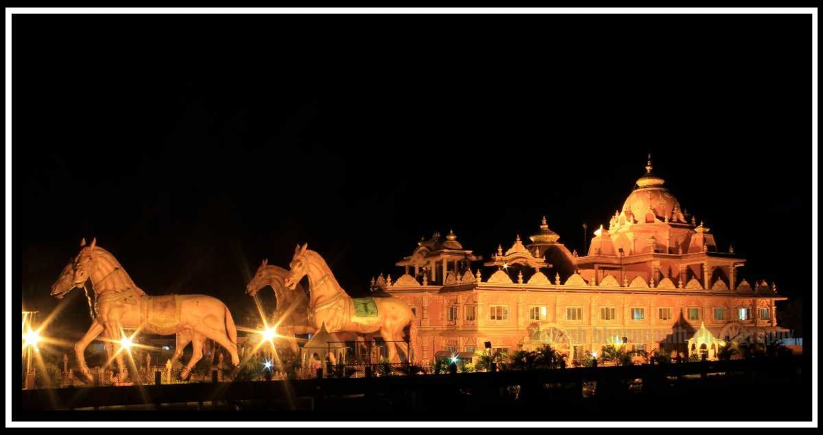 ISKCON Anantapur - Designed in the Shape of Horse Drawn Chariot