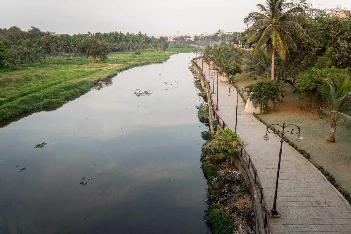 The Beautiful Musi River Flows Through Telangana State