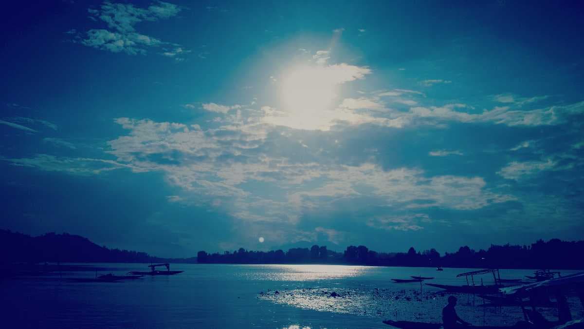 Spectacular Sunset View of Wular Lake
