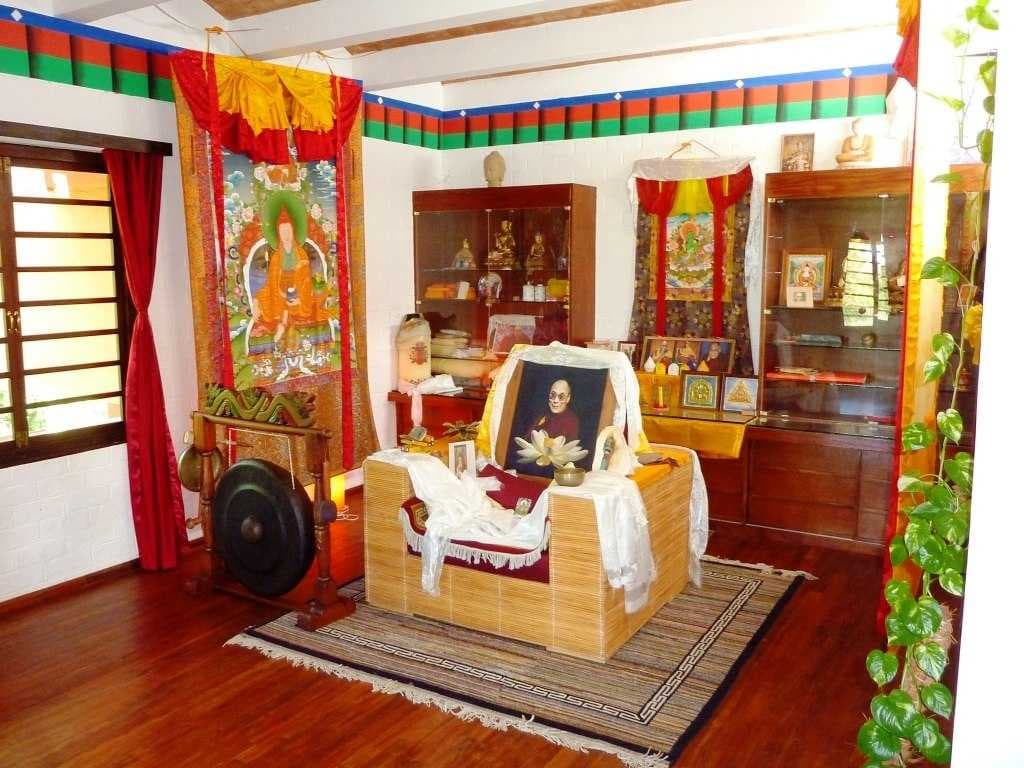 Dalai Lama's seat, Tibetan Centre, Auroville