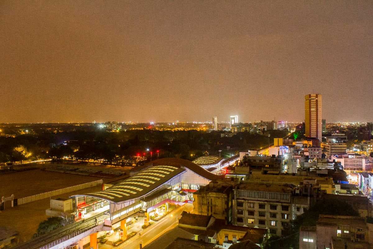 Aerial View of MG Road