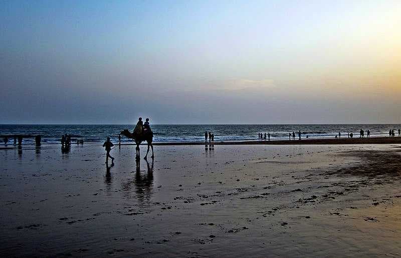 Mandvi Beach at Sunset