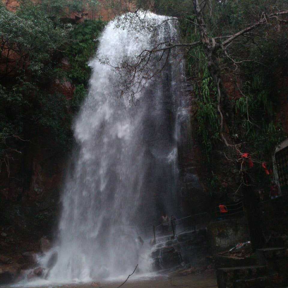 Crystal Clear Water of Kailasakonda Waterfalls, Chittoor