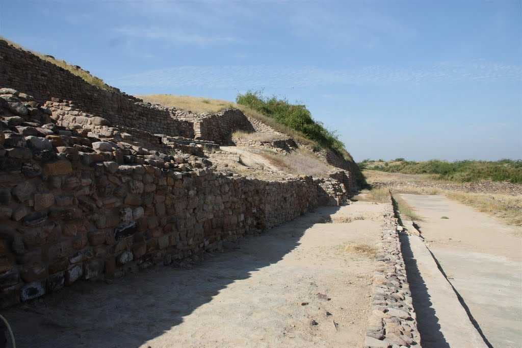 The ancient site at Dholavira taluka Bhachau, district Kachchh in state Gujarat