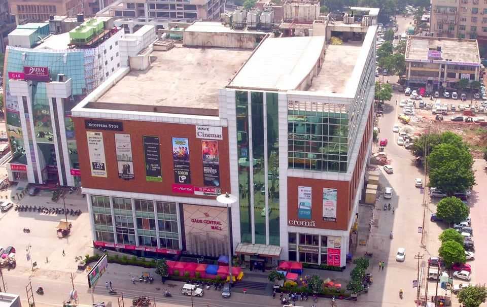Aerial View of Gaur Central Mall, Ghaziabad
