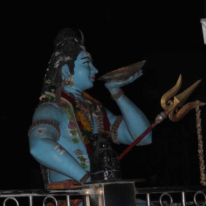 Shiva Sculpture In the Kotappakonda Premises