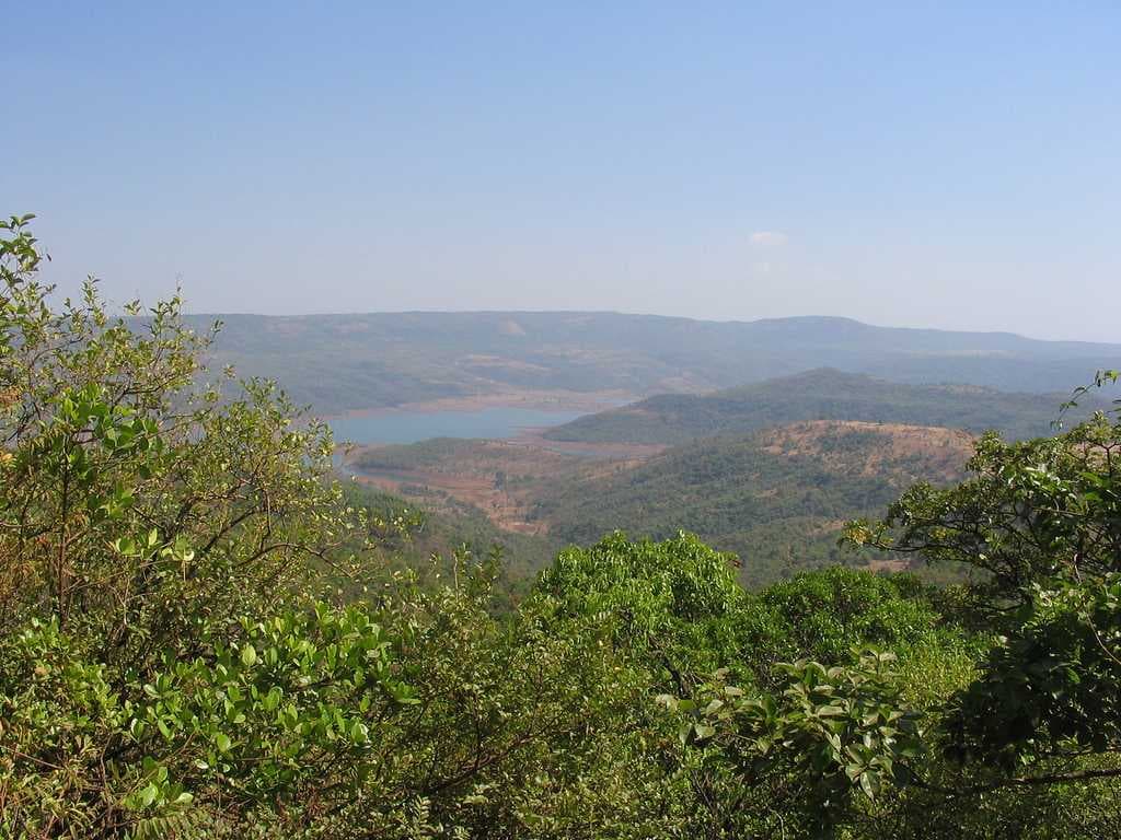 Panoramic view from the wildlife sanctuary.