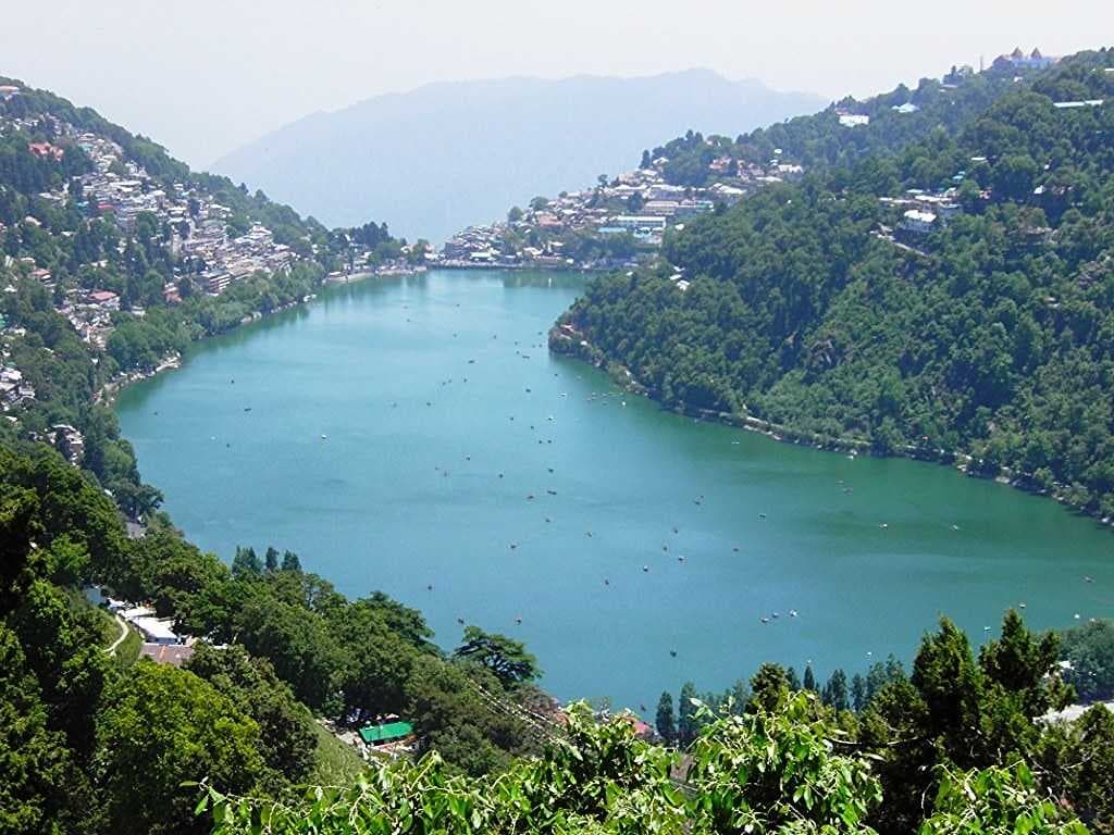 Mesmerizing View of Naini Lake, Kumaon