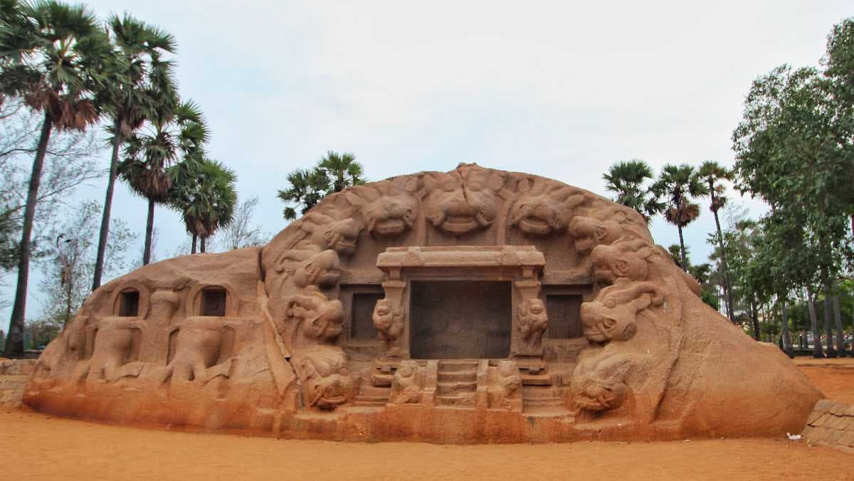Tiger Cave - Rock-cut Hindu Temple Complex in Mahabalipuram