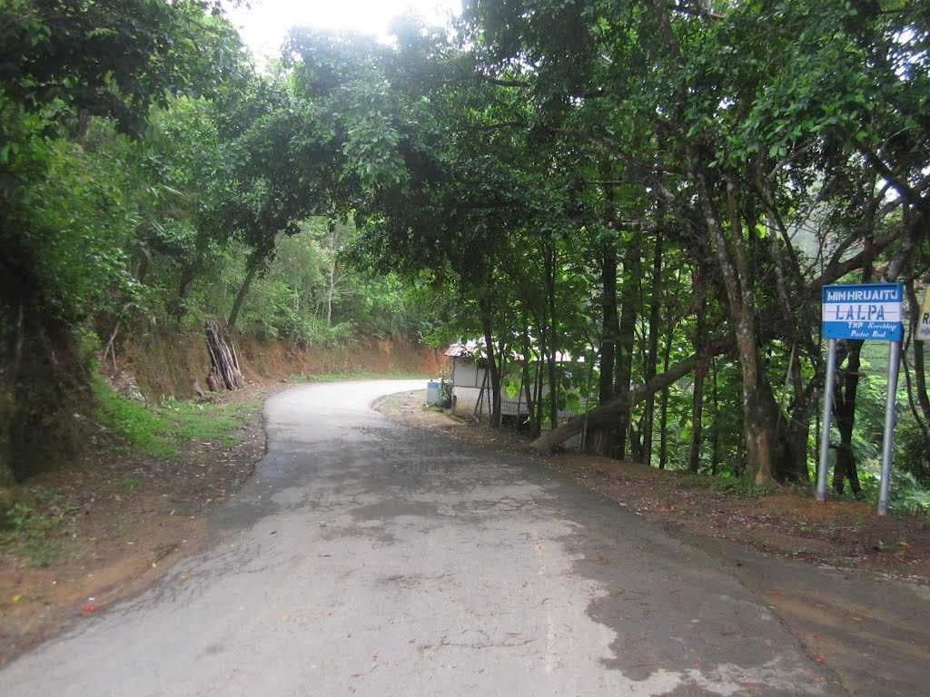Road to Chhiahtlang Village, Chhiahtlang, Mizoram