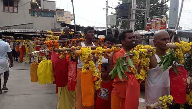 Aadi Krithigai Festival - Devotees Participating in Processions