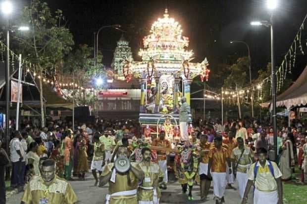 Chariot Processions of Lord Muruga during Aadi Kirthigai Festival