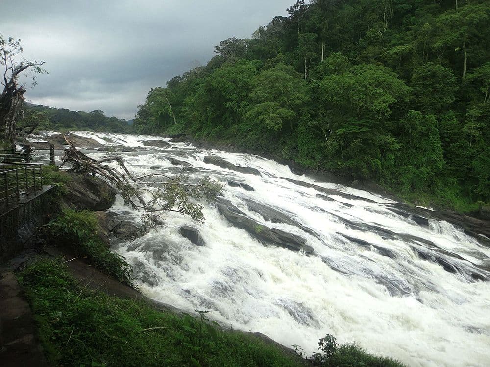 Geography of the Vazhachal falls