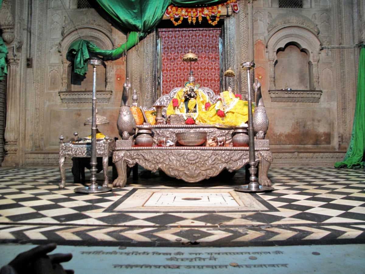 Main Idol in Radha Raman Temple, Vrindavan
