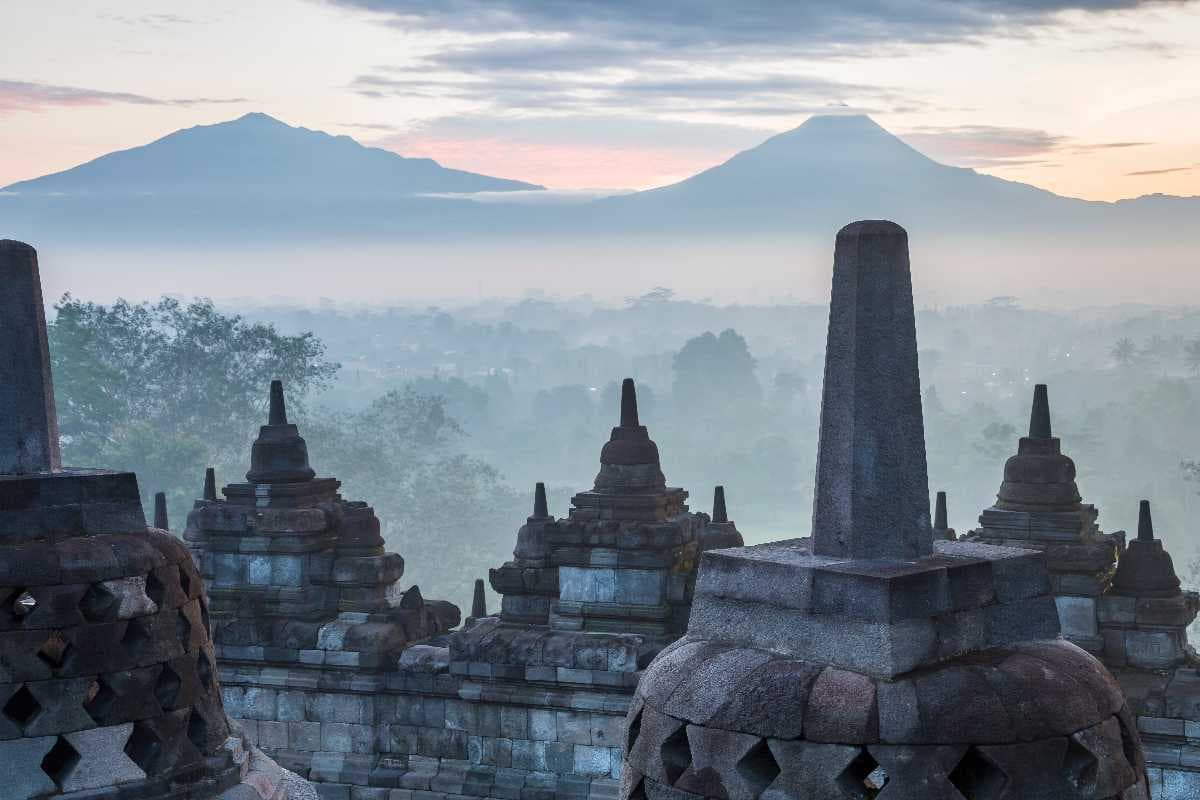 Borobudur Temple has 10 Superimposing Terraces