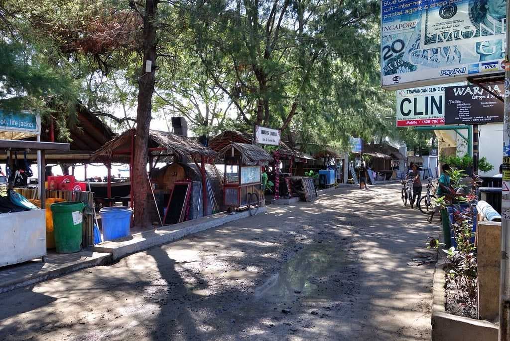 Beach Road on Gili Trawangan