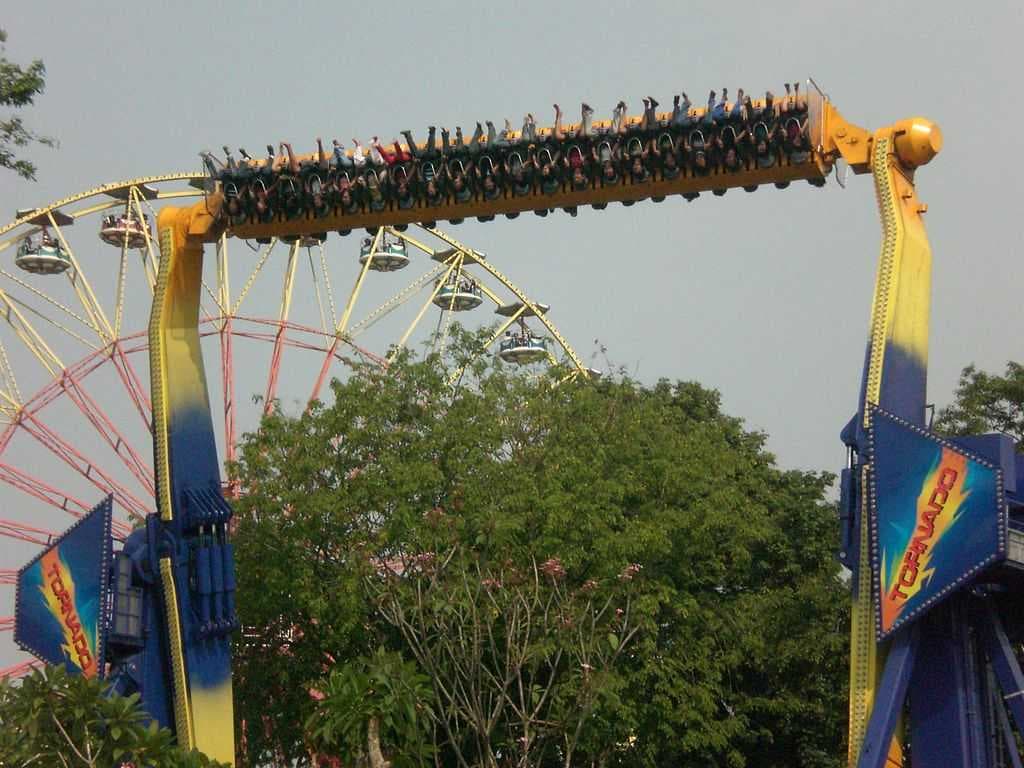 Tornado at Dunia Fantasi (Fantasy World)
