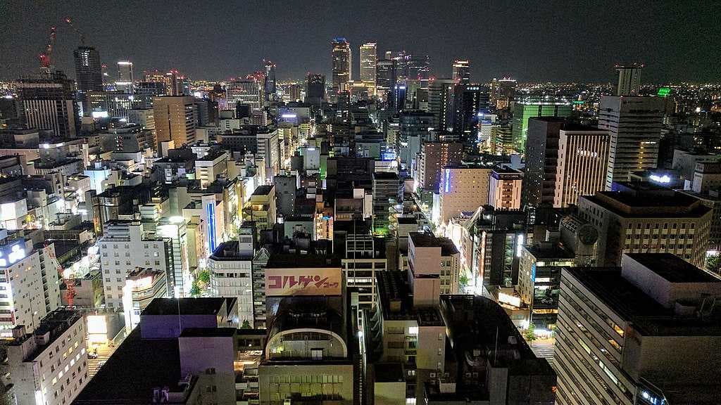 Nagoya city night view