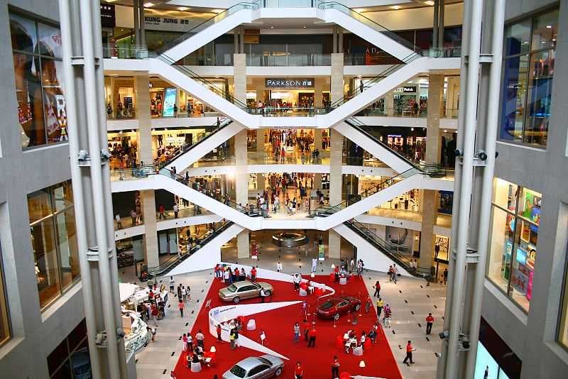 Main entrance of Pavilion Kuala Lumpur Mall