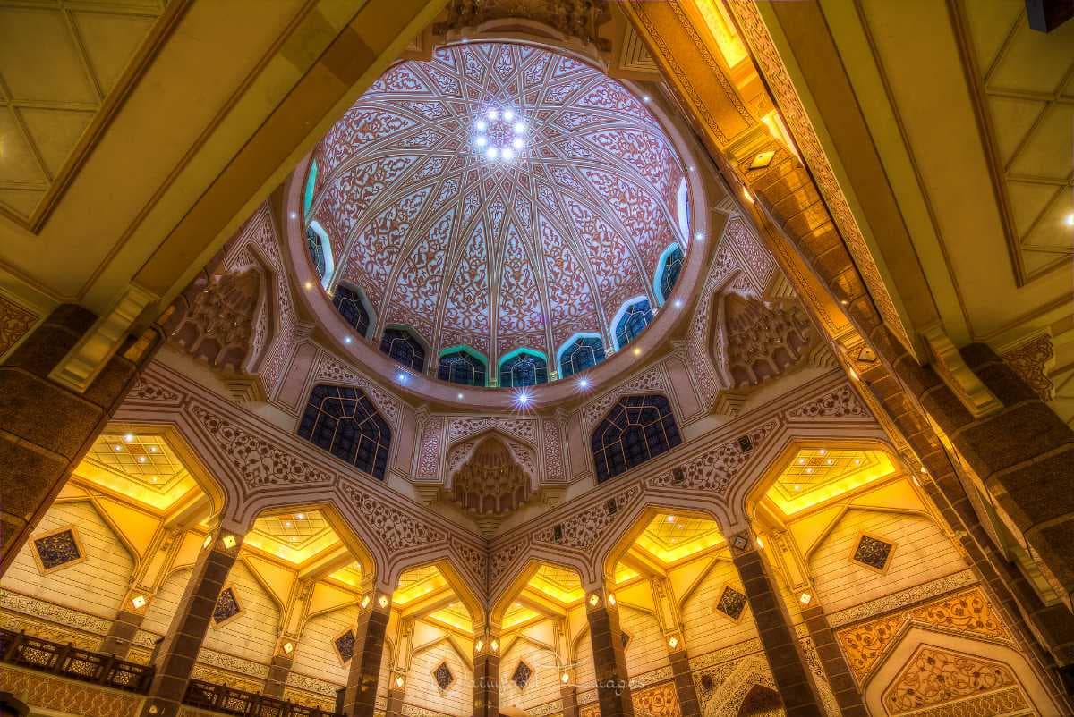 The interior of the dome