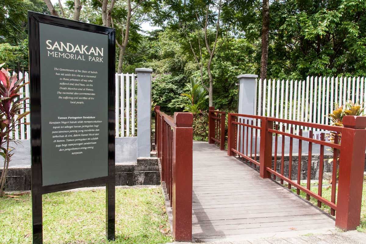 Entrance to Sandakan Memorial Park