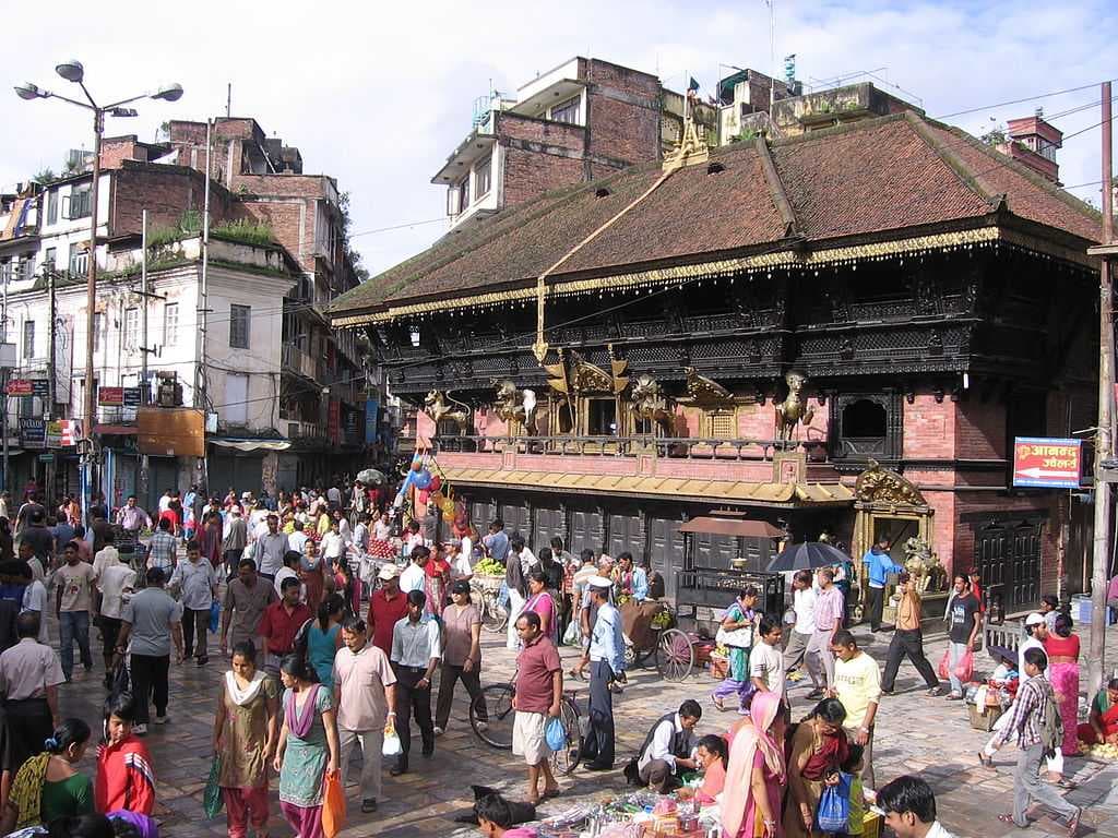 Temple of Akash Bhairav, Indra Chowk