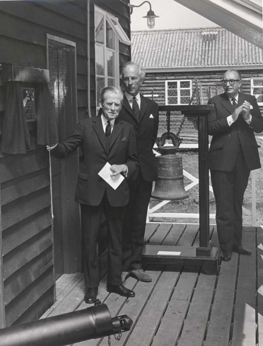 Field Marshal Lord Harding opening the original Gurkha Museum, June 1974.