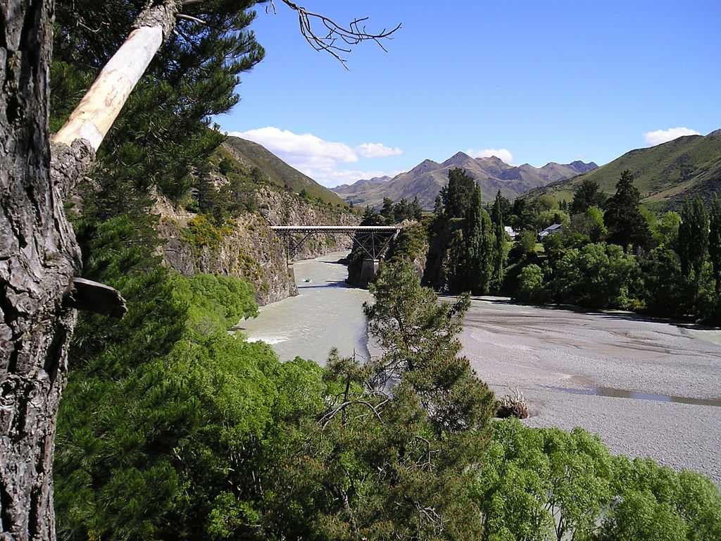 The Waiau Ferry Bridge over the Waiau Uwha River, just outside Hanmer Springs