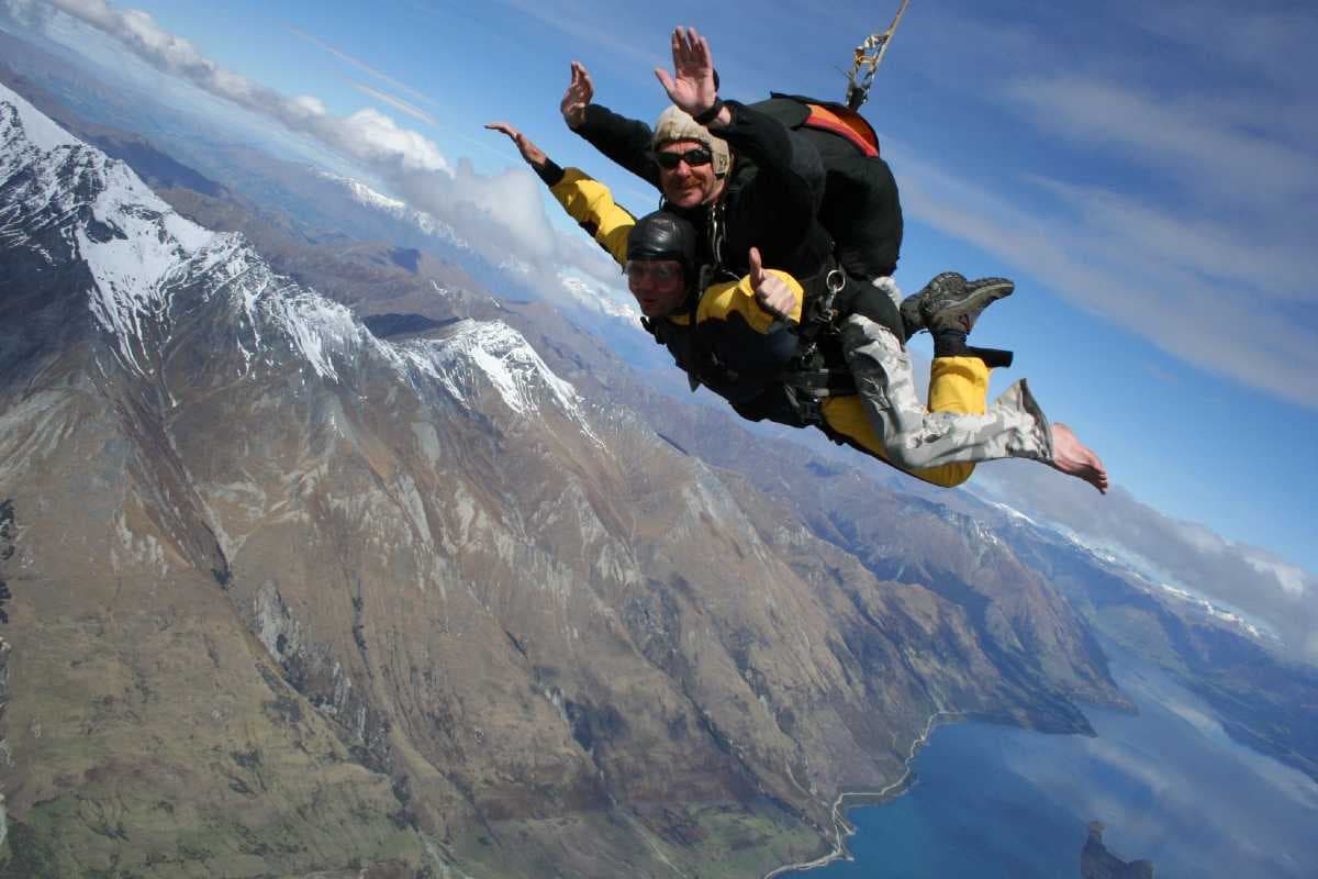 Skydiving in Queenstown