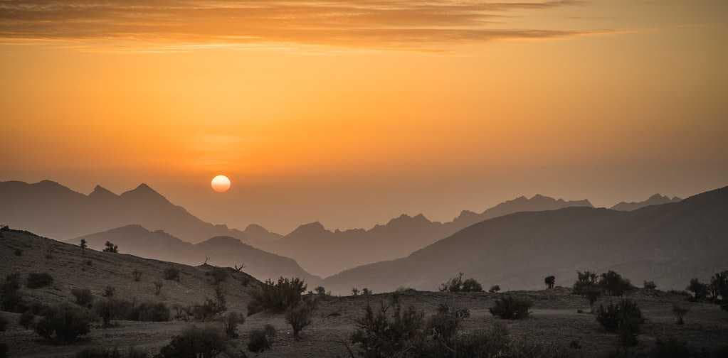 Sunrise in Jebel Akhdar