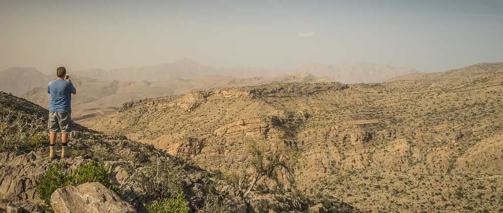 Hiking at Jebel Akhdar