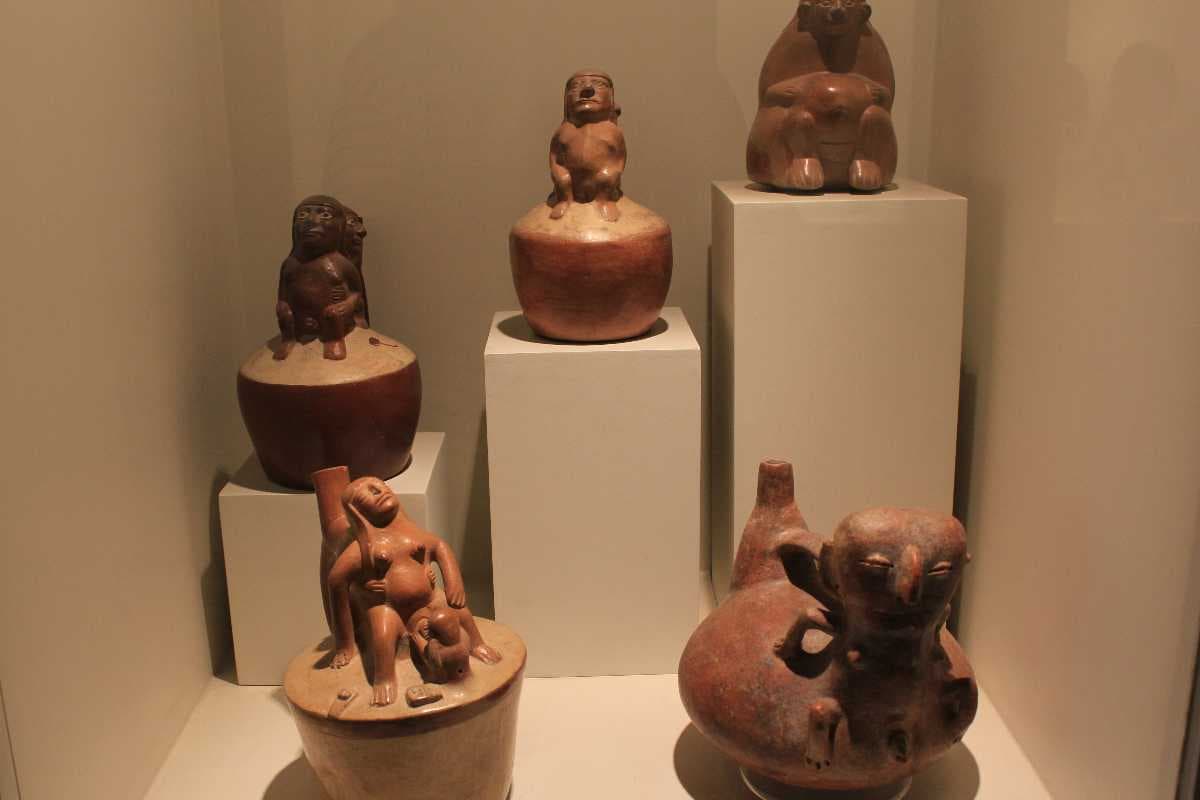 Other ancient articles on display.